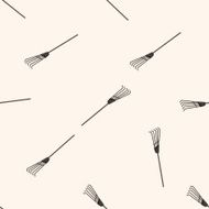 gardening shovel cartoon seamless pattern background N18