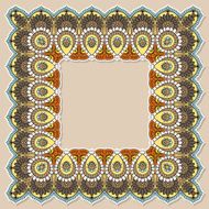 Mehndy flowers card N9
