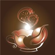 Creative design vector for coffee illustration N2