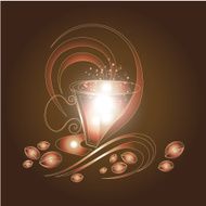 Creative design vector for coffee illustration N6