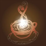 Creative design vector for coffee illustration N14
