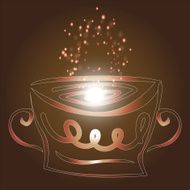 Creative design vector for coffee illustration N22