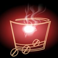 Creative design vector for coffee illustration N27