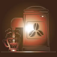 Creative design vector for coffee illustration N35