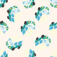 transportation car cartoon seamless pattern background N24
