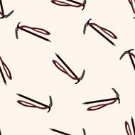 climbing equipment cartoon seamless pattern background N14