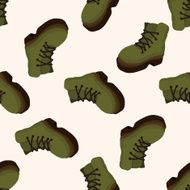 climbing equipment cartoon seamless pattern background N17