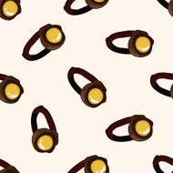 climbing equipment cartoon seamless pattern background N18
