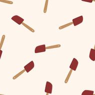 kitchenware spatula cartoon seamless pattern background N5