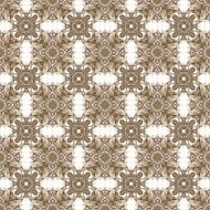 Seamless kaleidoscope texture or pattern in brown 1
