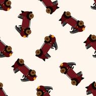transportation car cartoon seamless pattern background N30
