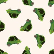 transportation car cartoon seamless pattern background N32