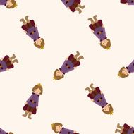 Royal theme prince cartoon seamless pattern background N17
