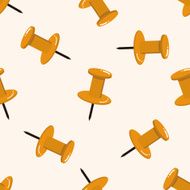 push pin cartoon seamless pattern background N2