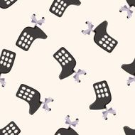chair cartoon seamless pattern background N18