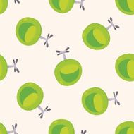 chair cartoon seamless pattern background N21
