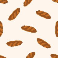 bread cartoon seamless pattern background N31