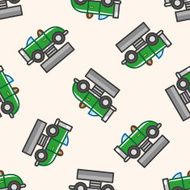 Amusement park facilities cartoon seamless pattern background N98