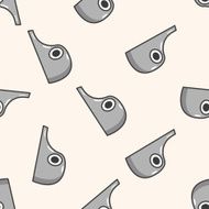 Amusement park facilities cartoon seamless pattern background N106