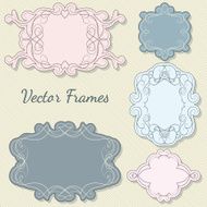 Set of decorative frames N5