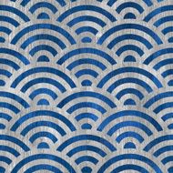 Abstract wavy pattern - seamless blue color