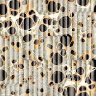 Abstract paneling pattern - seamless background oil paper