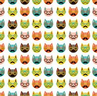 Cats seamless pattern N5