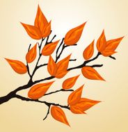 Autumnal brunch vector illustration