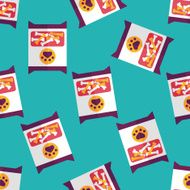 Pet dog food package flat icon eps10 seamless pattern background N2