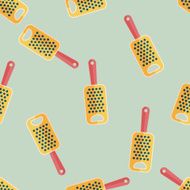 kitchenware grater flat icon eps10 seamless pattern background