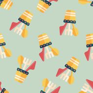 tableware flat icon eps10 seamless pattern background