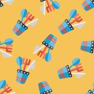 tableware flat icon eps10 seamless pattern background N3