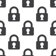 lock vector seamless pattern