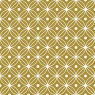 seamless art deco circle grid pattern