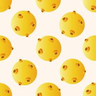 Space planet cartoon seamless pattern background N4