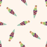 ice cream cartoon seamless pattern background N12