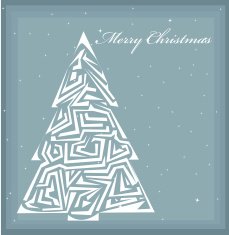 Decorative Christmas card N3