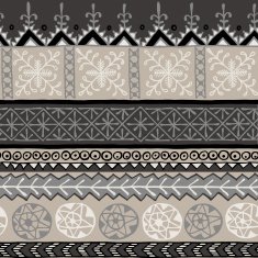 African ornamental pattern