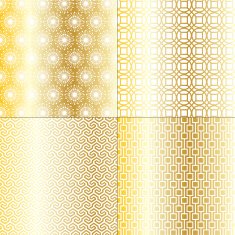 gold geometric patterns