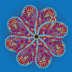 Circle ornament mandala N2