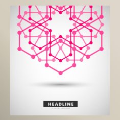 Set for design in molecules abstract style N11