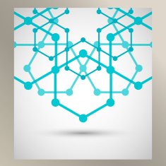 Set for design in molecules abstract style N12