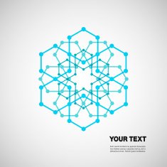 Set for design in molecules abstract style N13