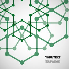 Set for design in molecules abstract style N15