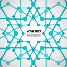 Set for design in molecules abstract style N16