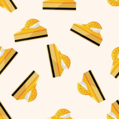 decorating cake 10 cartoon seamless pattern background N15