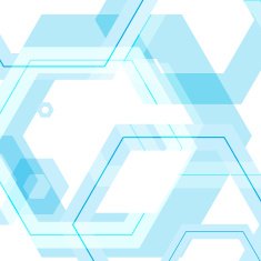 Vector background of large colored hexagons eps N2