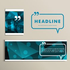 Vector set for design in abstract style N2
