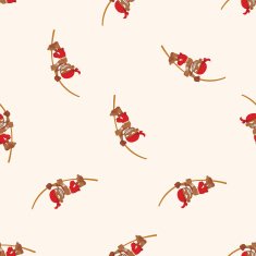 pirate cartoon seamless pattern background N10
