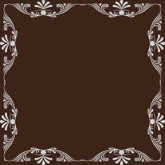 ornamental vector frame N3